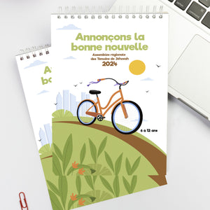 Cahier d'activités de assemblée régionale 2024 "Annonçons la bonne nouvelle" 6 à 12 ans