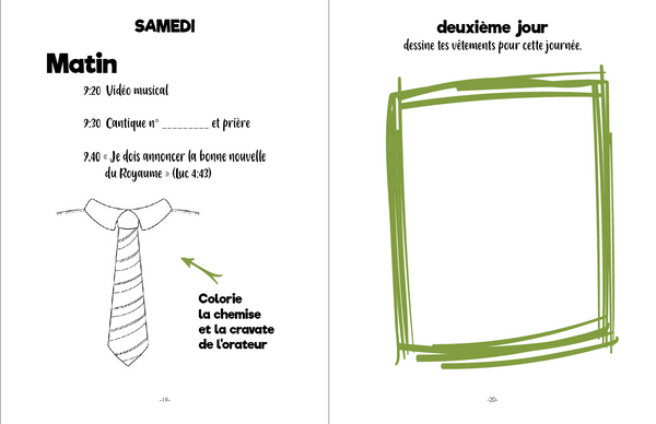 Cahier DIGITAL d'activités de la Convention 2024 "Annonçons la bonne nouvelle" 2 à 6 ans