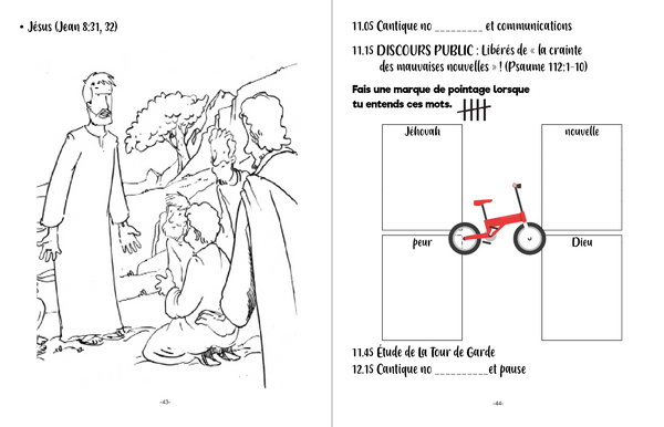 Cahier DIGITAL d'activités de la Convention 2024 "Annonçons la bonne nouvelle" 2 à 6 ans