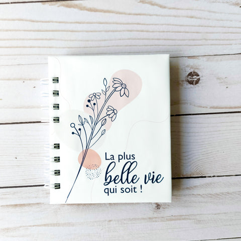 Cahier de note Belle vie